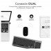 COMBO TECLADO RATON SUBBLIM DUAL PRESTIGE EXTENDIDO GRIS/NEGRO