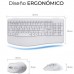 TECLADO + RATON OFFICE PROWAVE WIRELESS BLANCO SUBBLIM