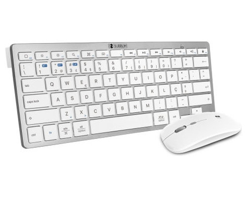 Teclado + raton subblim combo plata-MR8 Teclado + raton subblim combo plata