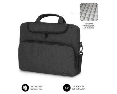 MALETIN SUBBLIM AIR PADDING LAPTOP BAG 13,3-14" DARK GREY