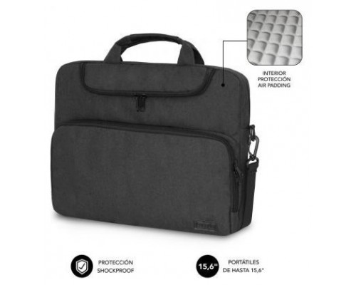 MALETIN SUBBLIM AIR PADDING LAPTOP BAG 15,6" DARK GREY