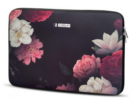 FUNDA NEOPRENO SLEEVE 13.3""-14"" FLOWERS SUBBLIM