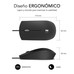 RATON SUBBLIM BUSINESS SILENCIOSO 1200 DPI NEGRO USB