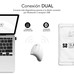 RATON SUBBLIM GLIDE ERGO DUAL BLANCO BLUETOOTH BATERIA RECARGABLE-DI7 RATON SUBBLIM GLIDE ERGO DUAL BLANCO BLUETOOTH BATERIA RECARGABLE