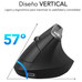 Raton inalambrico subblim vertical ergo dual