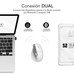 RATON OPTICO DUAL NATURE VERTICAL ERGO DUAL BATERIA BLANCO SUBBLIM-AA10 RATON OPTICO DUAL NATURE VERTICAL ERGO DUAL BATERIA BLANCO SUBBLIM