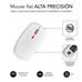 RATON SUBBLIM LED DUAL FLAT RGB WHITE BLUETOOHT BATERIA RECARGABLE