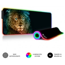 ALFOMBRILLA SUBBLIM MOUSE PAD PREMIUM LED RGB LION 800X300X4