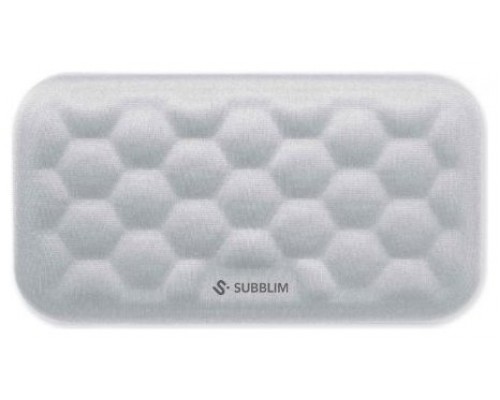 ALFOMBRILLA RATON ERGO WRIST REST PLATA SUBBLIM