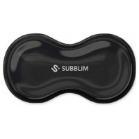 ALFOMBRILLA RATON CRYSTAL FLEX WRIST REST NEGRO SUBBLIM