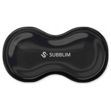 ALFOMBRILLA RATON CRYSTAL FLEX WRIST REST NEGRO SUBBLIM