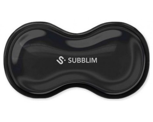 ALFOMBRILLA RATON CRYSTAL FLEX WRIST REST NEGRO SUBBLIM