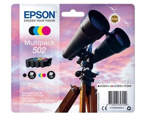 Multipack tinta epson 502 c13t02v64010 negro-MR9 Multipack tinta epson 502 c13t02v64010 negro