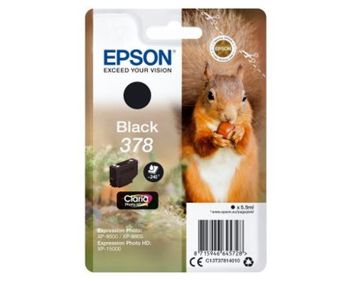 Cartucho tinta epson c13t37814010 singlepack negro-MR2 Cartucho tinta epson c13t37814010 singlepack negro