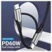 CABLE USB-C A USB-C 2.0 60W 1 M GRIS VENTION