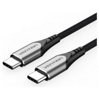 CABLE USB-C A USB-C 2.0 1.5 M 60W GRIS VENTION