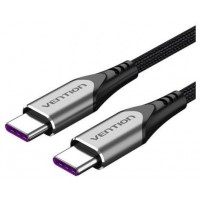 CABLE USB-C A USB-C 2.0 5A 100W 2 M GRIS VENTION