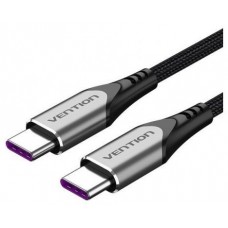 CABLE USB-C A USB-C 2.0 5A 100W 2 M GRIS VENTION