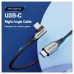 CABLE USB-C/M ANGULO RECTO A USB-C/M 0.50 M 100W GRIS VENTION