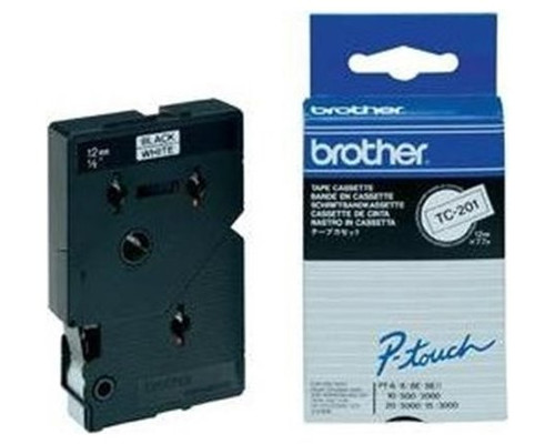 Cinta laminada brother tc201 12mm x-MR3 Cinta laminada brother tc201 12mm x