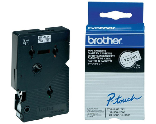 Cinta laminada brother tc291 9mm x