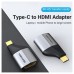 ADAPTADOR USB-C/M A HDMI/H NEGRO VENTION