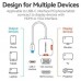 ADAPTADOR CONVERSOR USB-C A VGA/H 0.15 M PLATA VENTION