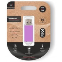 TECH ONE TECH Basic Pendrive 16Gb USB 2.0 Purple
