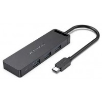 HUB 5 PUERTOS USB 3.0 3xUSB 1xMICRO USB PD 1xUSB-C GRIS VENTION