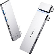 DOCKING STATION 5 PUERTOS USB-C HDMI 4K/2xUSB-A/USB-C PD/1xTHUNDER GRIS VENTION-AA9 DOCKING STATION 5 PUERTOS USB-C HDMI 4K/2xUSB-A/USB-C PD/1xTHUNDER GRIS VENTION
