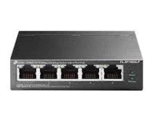 SWITCH TP-LINK TL-SF1005LP 5P 10/100 (4PUERTOS POE)