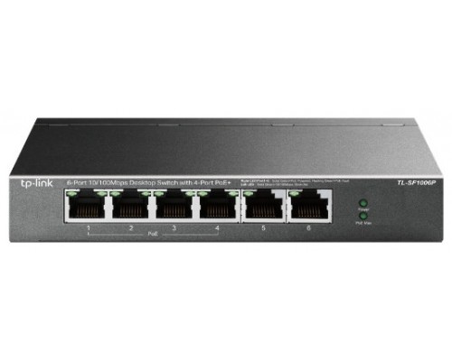 SWITCH TP-LINK 6 PORT 10/100MBPS 4 PORT POE+