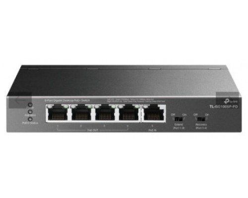 5-PORT GIGABIT DESKTOP SWITCH WITH 4-PORT POE+