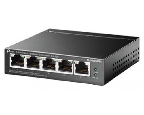 TP-Link TL-SG105MPE Switch 5xGbE (4PoE+) Metal