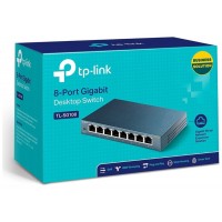 TP-Link TL-SG108S Switch 8xGB RJ45 Metal