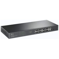 SWITCH SEMIGESTIONABLE OMADA TP-LINK SG1218MP 16P GIGA POE/POE+ +2P GIGA NO POE RACK 19