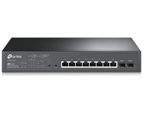 SWITCH SEMIGESTIONABLE TP-LINK SG2210MP 10P 8P POE+ GIGABIT + 2P GIGABIT SFP TOTAL 150W PO