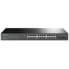 SWITCH SEMIGESTIONABLE TP-LINK POE+ 24 PORT+ 4xSFP GIGABIT