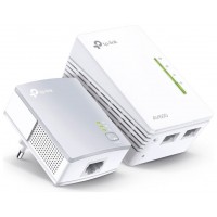 POWERLINE PLC WIFI TP-LINK WPA4221 KIT AV600 300Mbps 2 PUERTOS ETHERNET