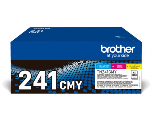 TONER ORIGINAL BROTHER TN241CMY MULTIPACK/ CIAN / MAGENTA / AM