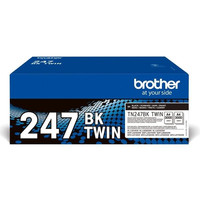 Pack toner brother tn247bktwin negro larga
