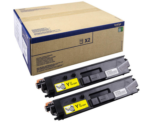 Pack toner brother tn329 negro 2-MR72 Pack toner brother tn329 negro 2