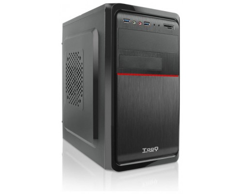 CAJA SEMITORRE TOOQ MICRO ATX TQC-4745DU3C-B NEGRA F.A.500W 2XUSB3 LECTOR TARJETAS