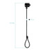 Tooq Cable de seguridad con llave port&aacute;tiles Gris