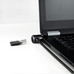 Tooq Cable de seguridad con llave port&aacute;tiles Gris