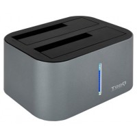 DUPLICADOR/DOCKING STATION 2X 2.5/3.5 SATA USB3.0/3.1 NEGRO TOOQ