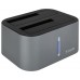 DUPLICADOR/DOCKING STATION 2X 2.5/3.5 SATA USB3.0/3.1 NEGRO TOOQ