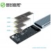 CAJA EXTERNA SSD NGFF/NVMe SHINOBI USB3.1 GEN2 USB-A RGB GRIS TOOQ