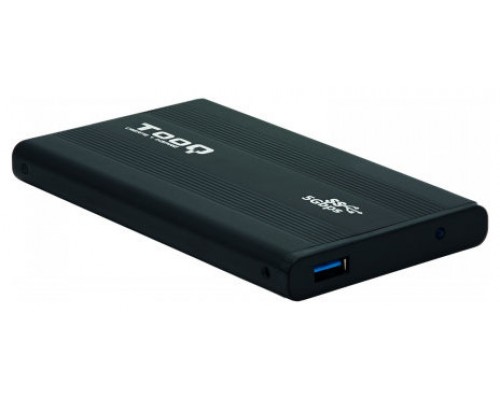 CAJA EXTERNA 2.5" SATA TOOQ NEGRA USB 3.0 9,5 MM