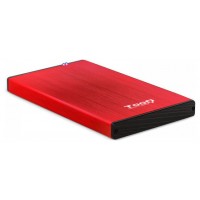 CAJA EXTERNA USB 2.5"" SATA 3.0 ROJO TOOQ